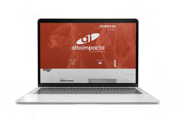 Sitio web de Alto Impacto · Publicidad Integral: Publicidad (Otros)