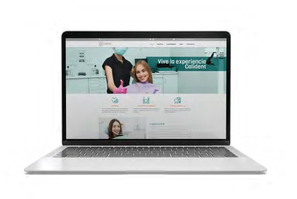 Sitio web de Calident · Odontología Integral: Odontología (Otros)
