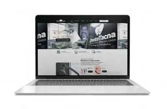 Sitio web de Dento Tacna · Odontología Especializada: Odontología (Otros)