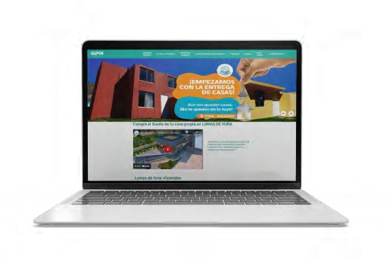 Sitio web de GPR Inmobiliaria: Terrenos (Inmobiliaria)